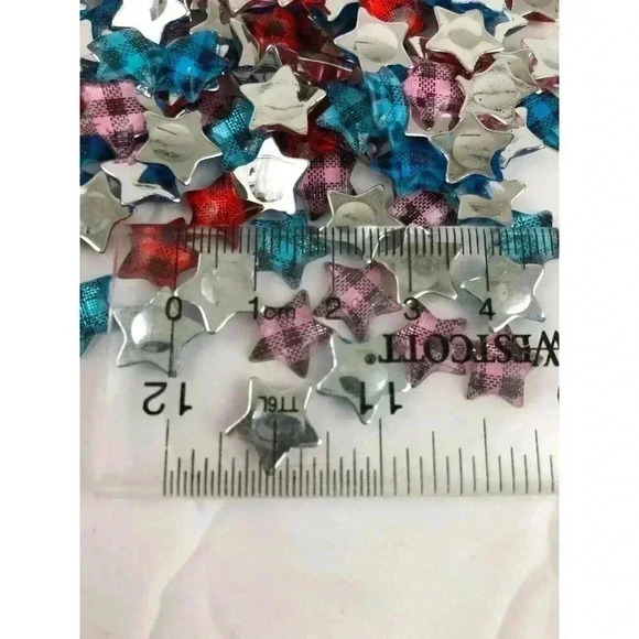 150 pc Stars Mixed Lot Resin Flatbacks Cabochon Kawaii Assorted Designs NEW - Picture 8 of 8